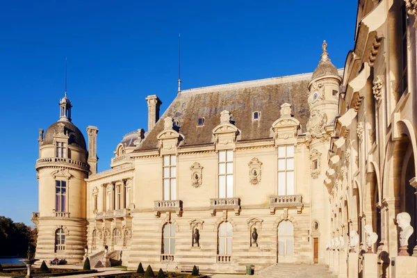 Vista Del Castillo Chantilly Museo Conde Chantilly Francia —  Fotos de Stock