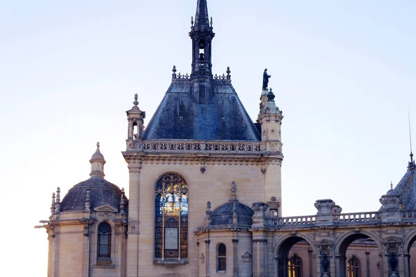 Vue Château Chantilly Musée Conde Chantilly France — Photo