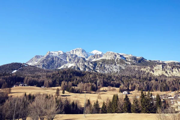 Cortina d\'Ampezzo mountains at daylight. Italy beauties