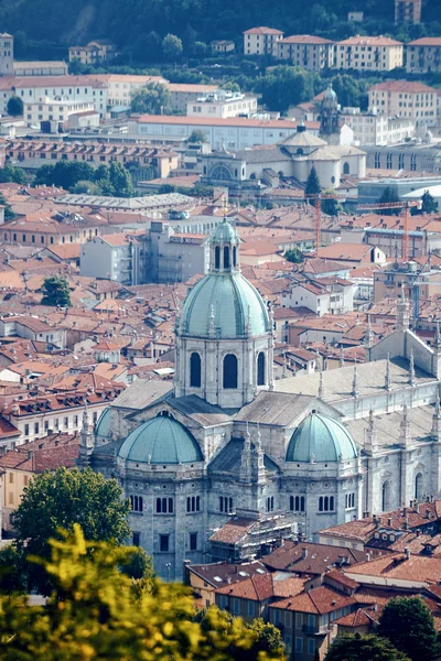 Como Catedral Cidade Com Vista Cima Itália Belezas — Fotografia de Stock
