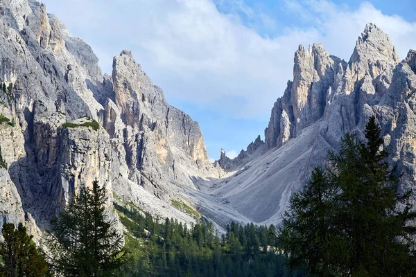 Гора Тре Криди Лаваредо Рассвете Димитес Италия — стоковое фото