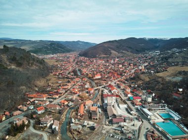 Şehrin ünlü Praid tuz gün ışığı, hava atış