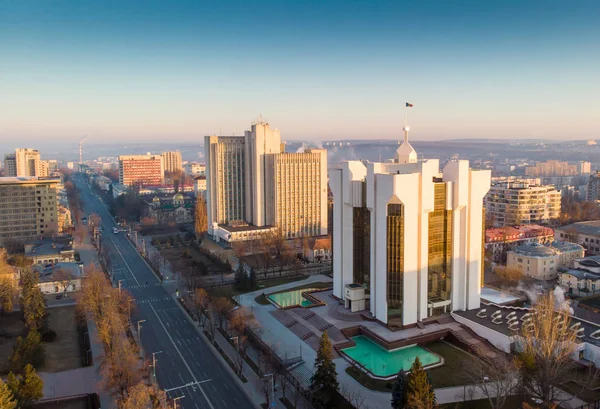 Edificio de la Presidencia con al amanecer — Foto de Stock