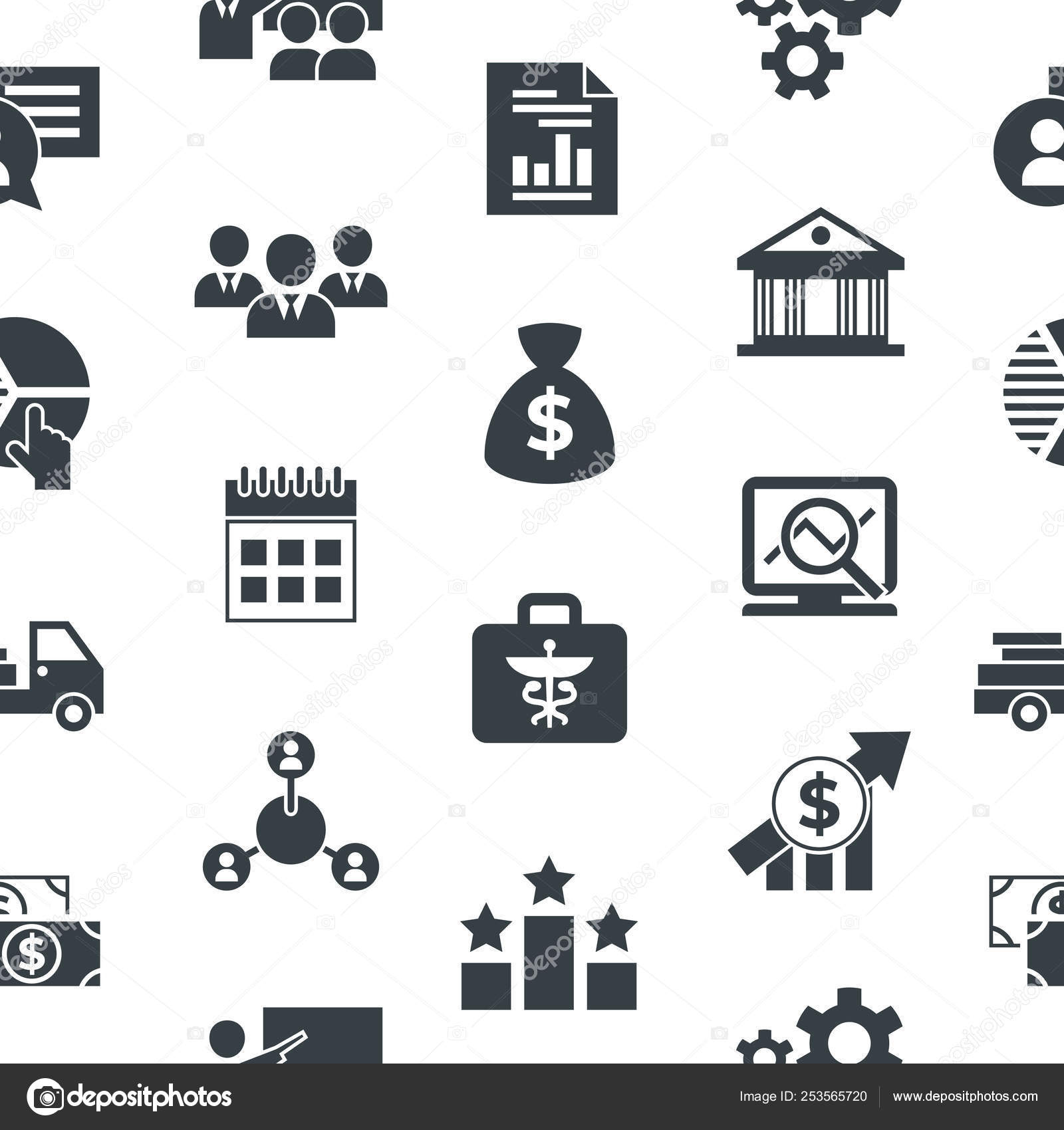 Business Corporate Stakeholder And Company Icons Stock Vector