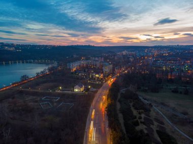 Valea Morilor Park havadan drone görünümü