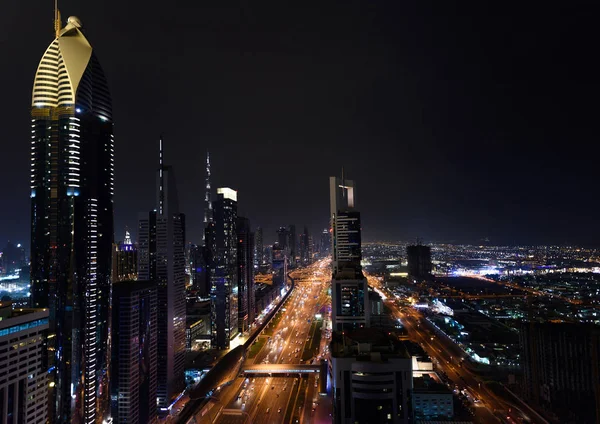 Εναέρια θέα στο κέντρο του Ντουμπάι — Φωτογραφία Αρχείου