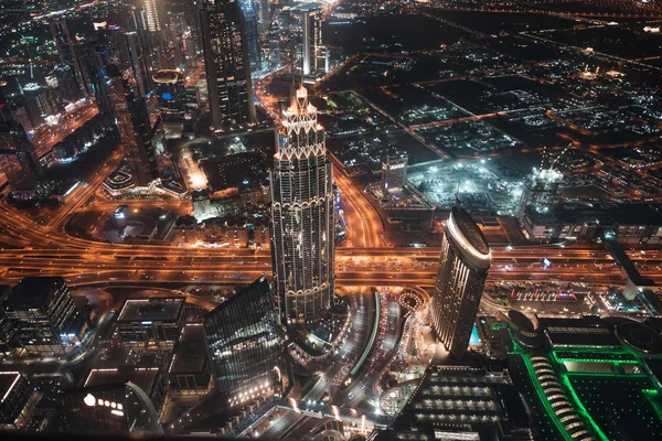 Kolorowy widok na Dubaj, Zjednoczone Emiraty Arabskie — Zdjęcie stockowe
