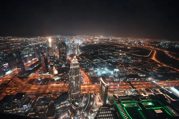 Kolorowy widok na Dubaj, Zjednoczone Emiraty Arabskie — Zdjęcie stockowe
