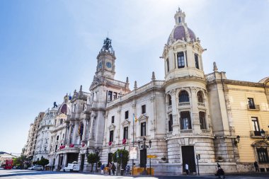 Valencia sokaklarında Avrupa mimarisi