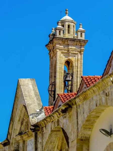 Вид на монастир Тісіос Ставрос — стокове фото