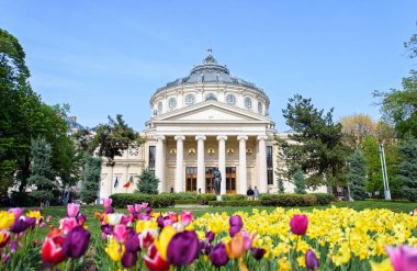 Romanian Atheneum, an important concert hall clipart