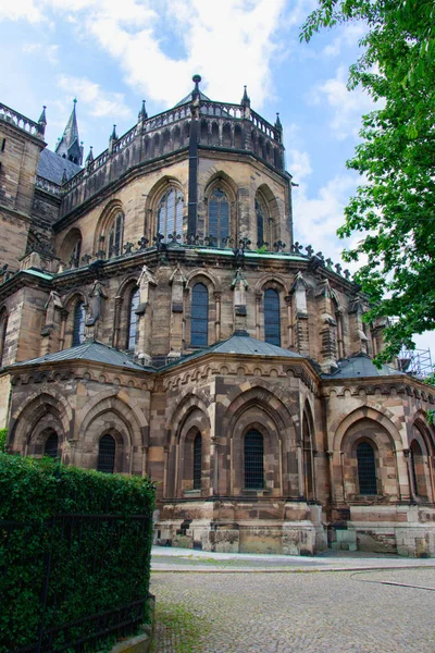 Фасад Магдебургского собора — стоковое фото