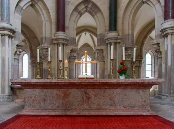 The interior of the Magdeburg cathedral — Stock Photo, Image