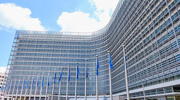 Berlaymont Bâtiment de la Commission européenne à la lumière du jour — Photo