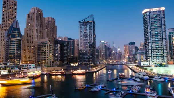 Dubai Yhdistynyt Arab Emirates Helmikuuta 2019 Aerial Time Lapse Shot — kuvapankkivideo