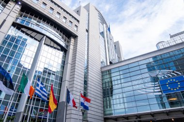 Brüksel, Belçika 'daki Avrupa Parlamentosu Binası