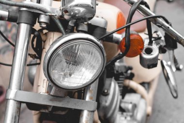Brüksel, Blegium sokakta Retro motosiklet
