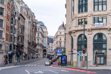 Brüksel, Belçika'da garip şekilli yollar