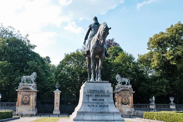 Pomnik jeździectwa Leopolda II Belgii — Zdjęcie stockowe