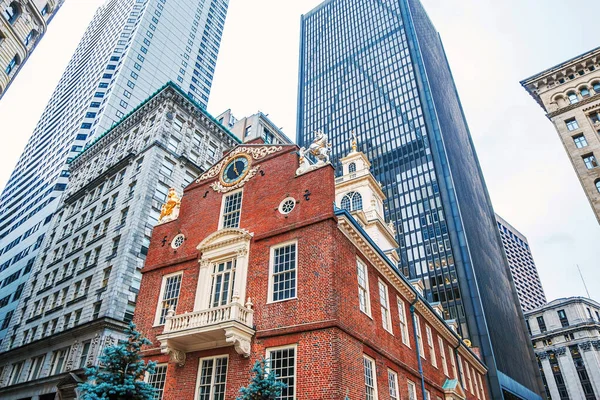 Edificios de arquitectura en la ciudad de Boston centro — Foto de Stock