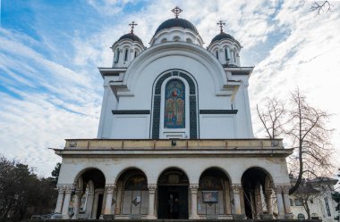 BUCHAREST, ROMANIA - 9 HAZİRAN, 2020: Gündüz Casin Kilisesi