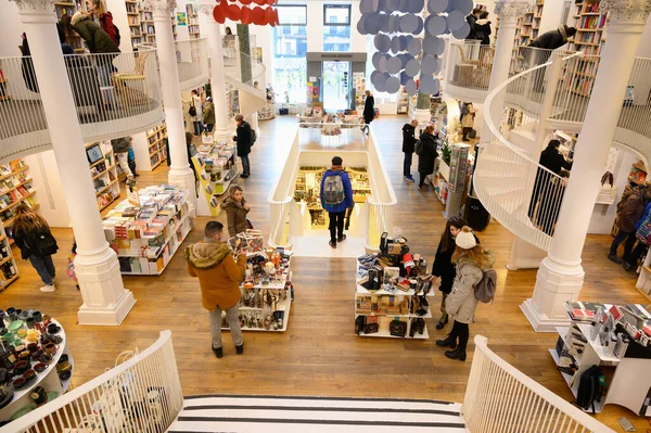 Bucharest Romania January 2020 Interior Book Shop Carturesti Carousel — Stock Photo, Image