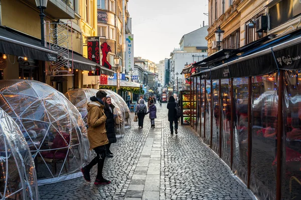 Bucharest Romania Hazi Ran 2020 Xsive Grill Lipscani Caddesi — Stok fotoğraf