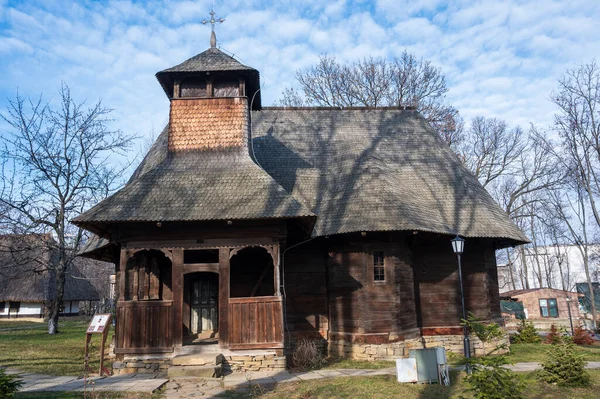 Bucharest Romania January 2020 Wooden Rural Church National Museum Dimitrie — 스톡 사진