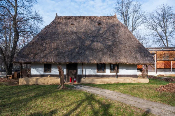 Bucharest Roumanie Janvier 2020 Maisons Rurales Musée National Village Dimitrie — Photo