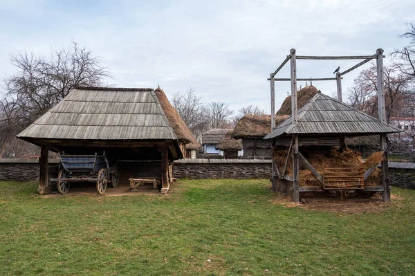 Bukarest Rumänien Januar 2020 Bauernhof Nationalmuseum Des Dorfes Dimitrie Gusti — Stockfoto