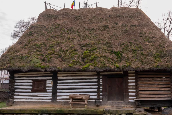 Bucharest Romania Enero 2020 Casas Rurales Madera Museo Nacional Dimitrie —  Fotos de Stock