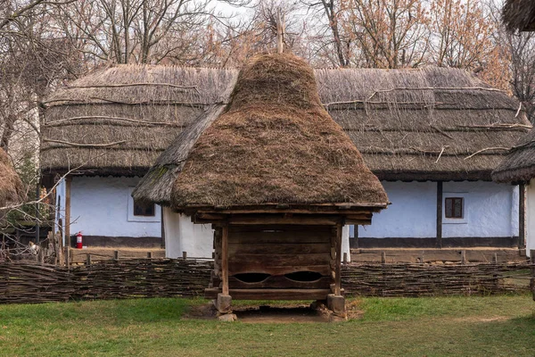 Bucharest Romania January 2020 Rural Houses National Museum Dimitrie Gusti — 스톡 사진