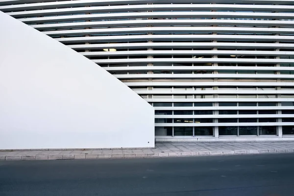 Modern Building Stairs Road Foreground Monaco — Stock Photo, Image