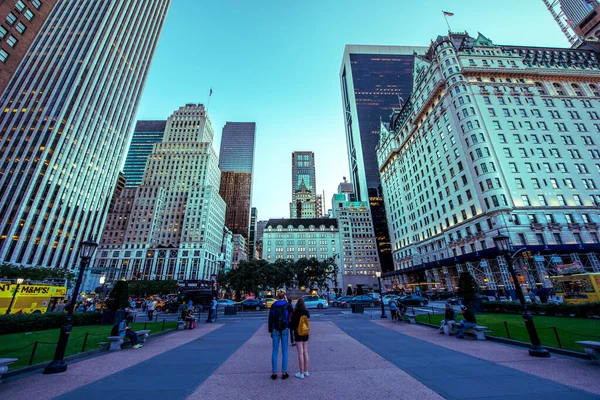 Nova Iorque Eua Setembro 2019 Grand Army Plaza Ruas Movimentadas — Fotografia de Stock