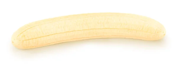 กล้วยที่โดดเดี่ยวบนสีขาว . — ภาพถ่ายสต็อก