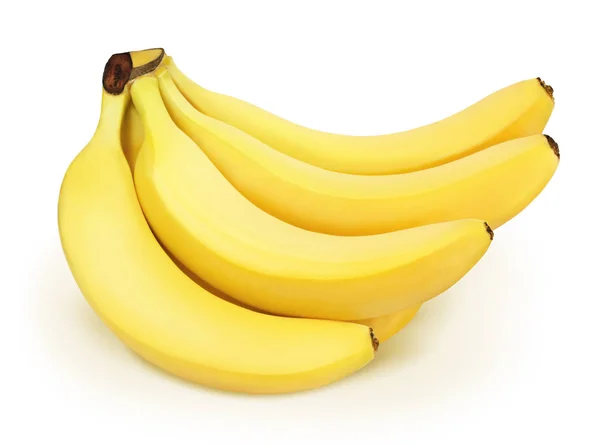 Mazzo di banane isolate su un bianco . — Foto Stock