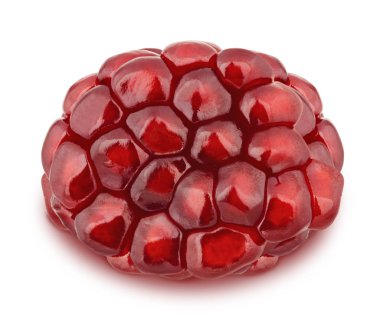 nar taneleri beyaz izole.