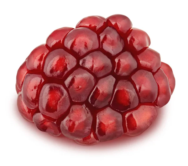 Pomegranate grains isolated on a white. — Stock Photo, Image