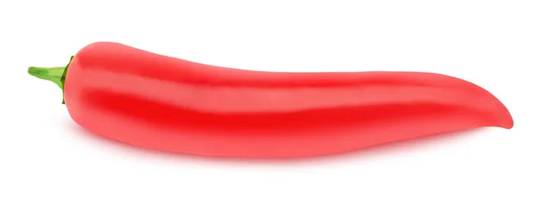 Красный Острый Перец Чили Выделен Белом Фоне Клип Арт Образ — стоковое фото