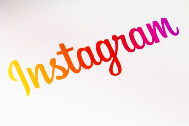 New York, Amerika Birleşik Devletleri - 25 Aralık 2018: Instagram uygulama smartphone ekran yakın çekim üzerinde. Mobil instagram uygulama.