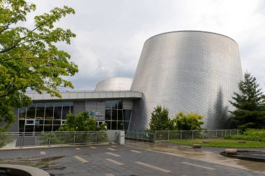 Montreal, Kanada - 7 Haziran 2025: Montreal Planetaryumu Olimpiyat Parkı.