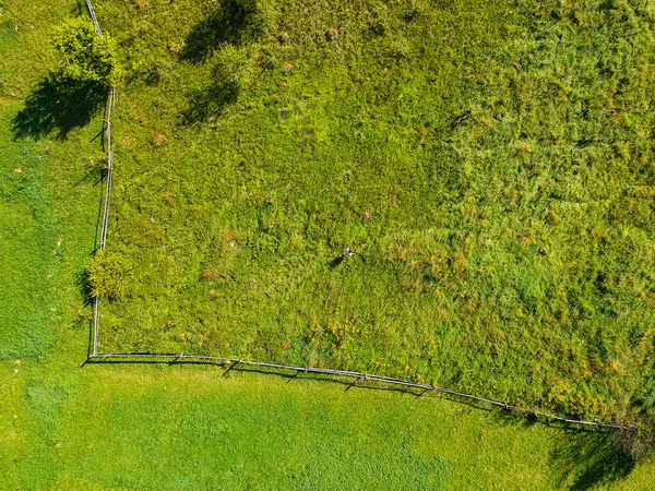 Vista Verde Del Dron Prado — Foto de Stock