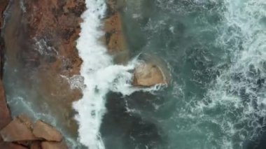 Sydney Australia çevresinde üzerinden Beach ve rock dokular