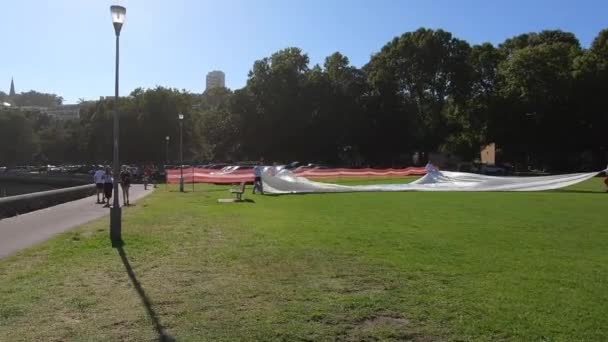 Boxing Günü Rushcutters Bay Nerede Filo Sydney Harbour Fırsatta Kafaları — Stok video