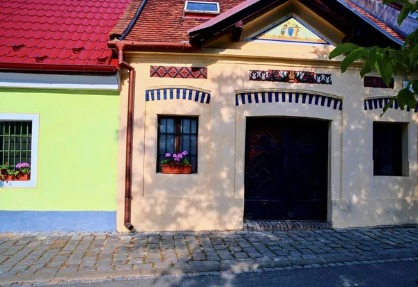 Alter Rustikaler Wein Cerral Wein Hintergrund Europa Tschechische Republik Südmähren — Stockfoto