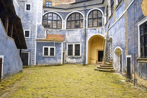 Burcht Buchlov Staat Het Eerste Gebouw Van Het Kasteel Dateert — Stockfoto