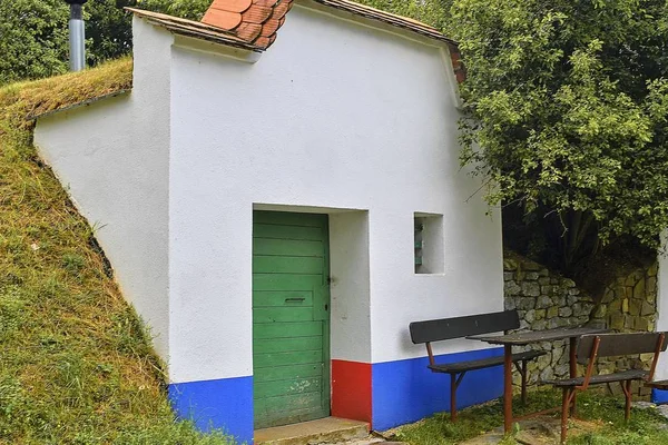 Caves Vinho Tradicionais Plze Petrov República Checa Europa Lore Vinho — Fotografia de Stock