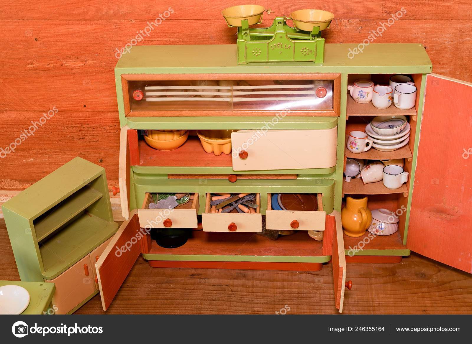 Jouets Vintage Pour Les Filles Cuisine Jouet En Bois
