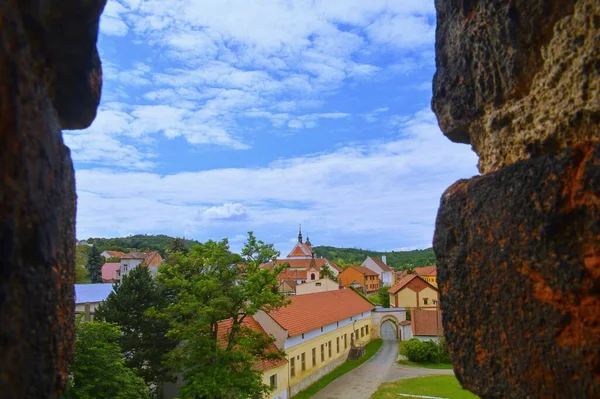 Czechia Dolni Kounice Moravian村视图 — 图库照片