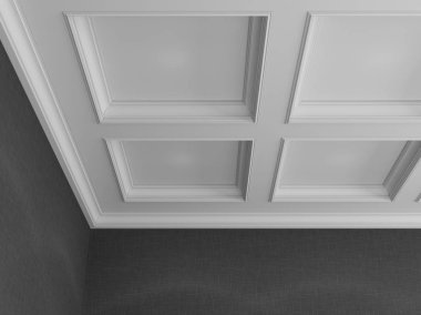 Tavan silmelerle ile klasik bir tarzda